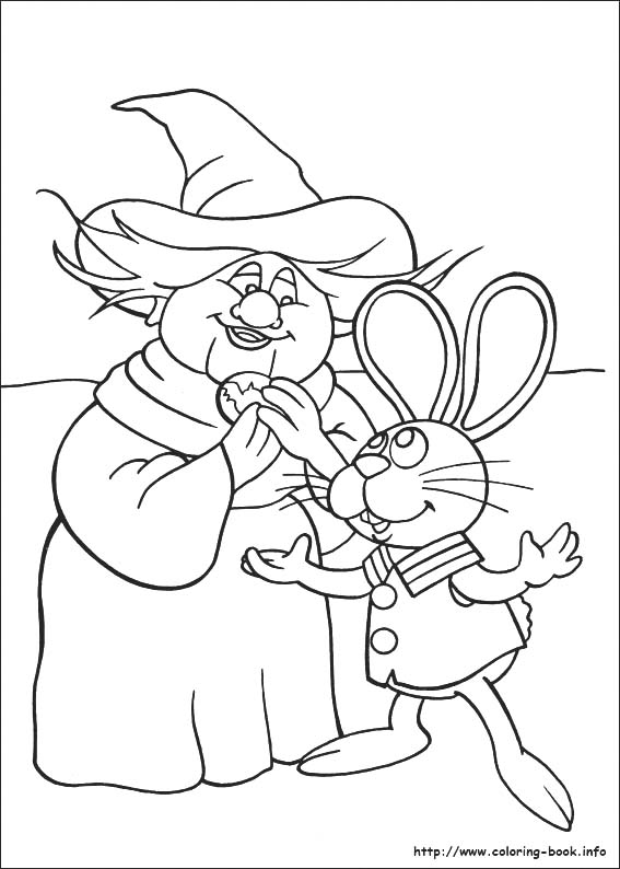 Peter Cottontail coloring picture